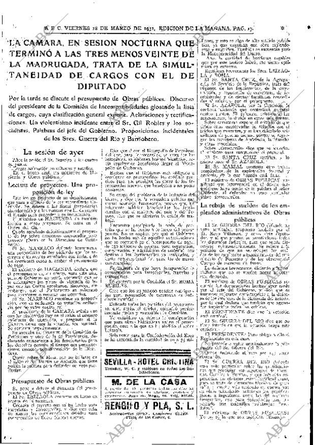ABC MADRID 18-03-1932 página 17