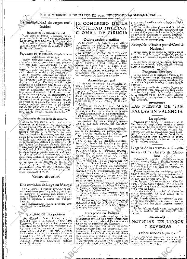 ABC MADRID 18-03-1932 página 22