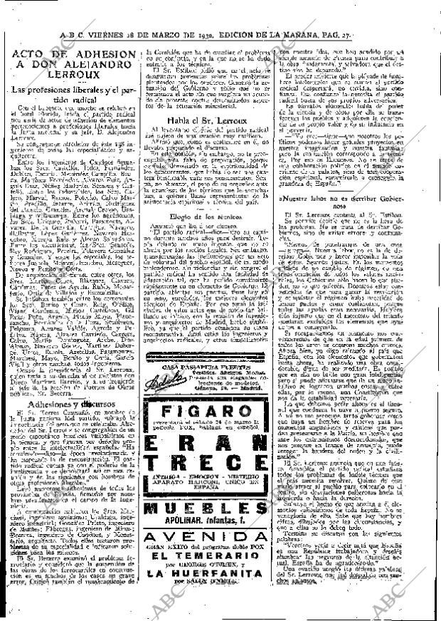 ABC MADRID 18-03-1932 página 27
