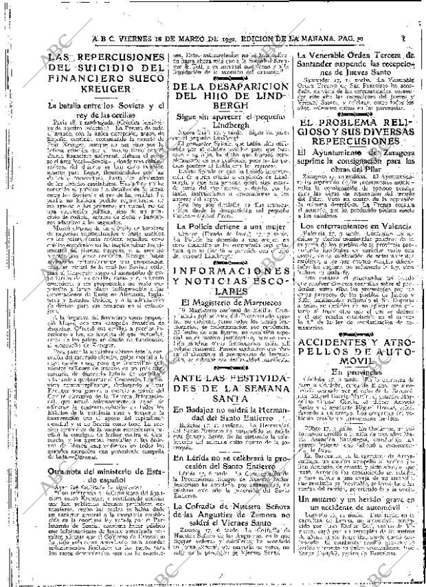 ABC MADRID 18-03-1932 página 30