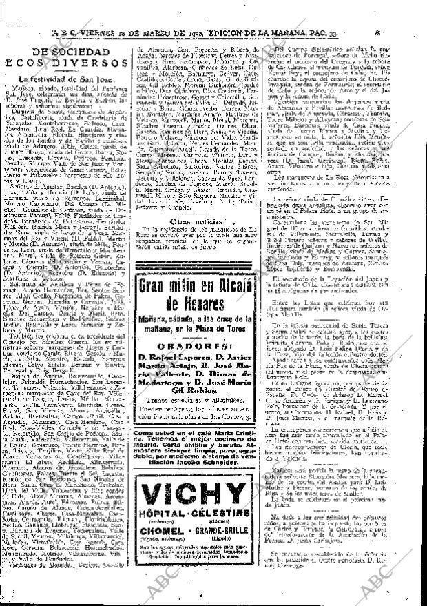ABC MADRID 18-03-1932 página 33