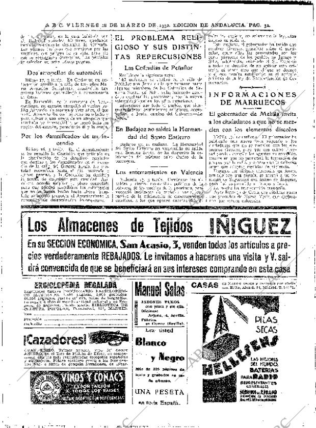 ABC SEVILLA 18-03-1932 página 26