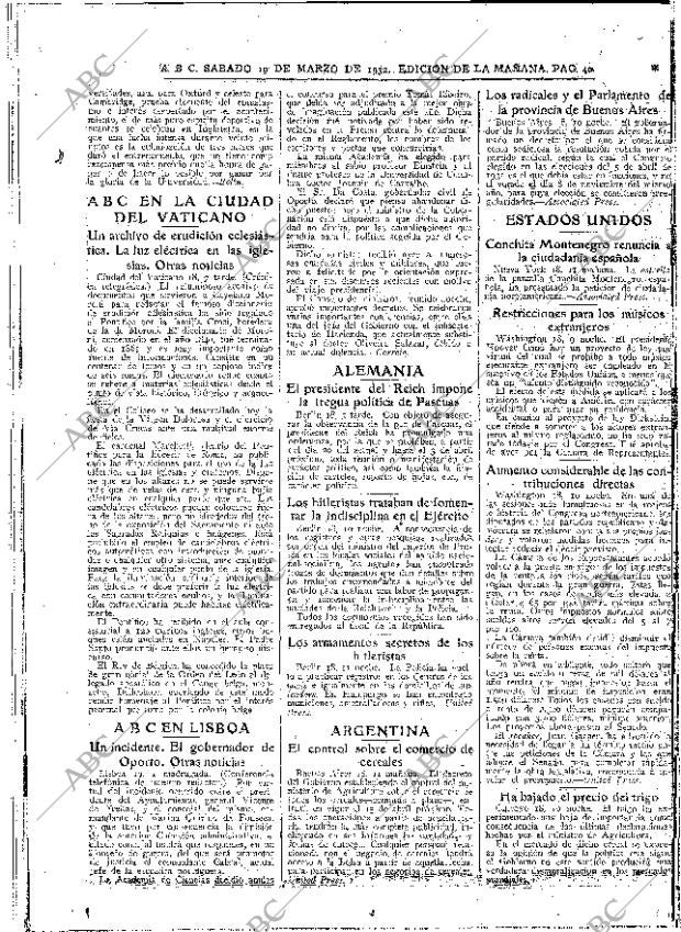 ABC MADRID 19-03-1932 página 40