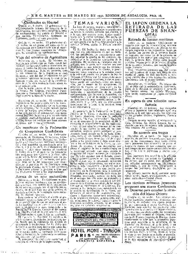 ABC SEVILLA 22-03-1932 página 16