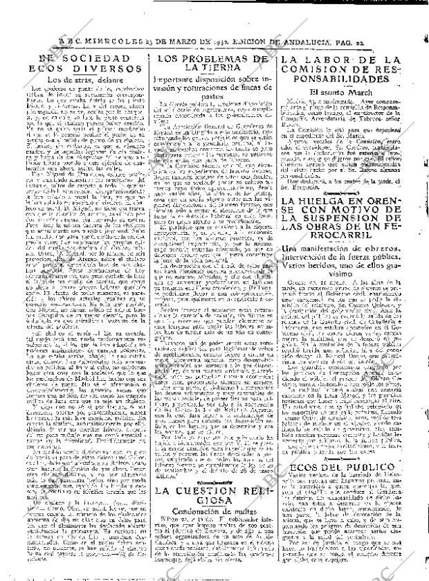 ABC SEVILLA 23-03-1932 página 22