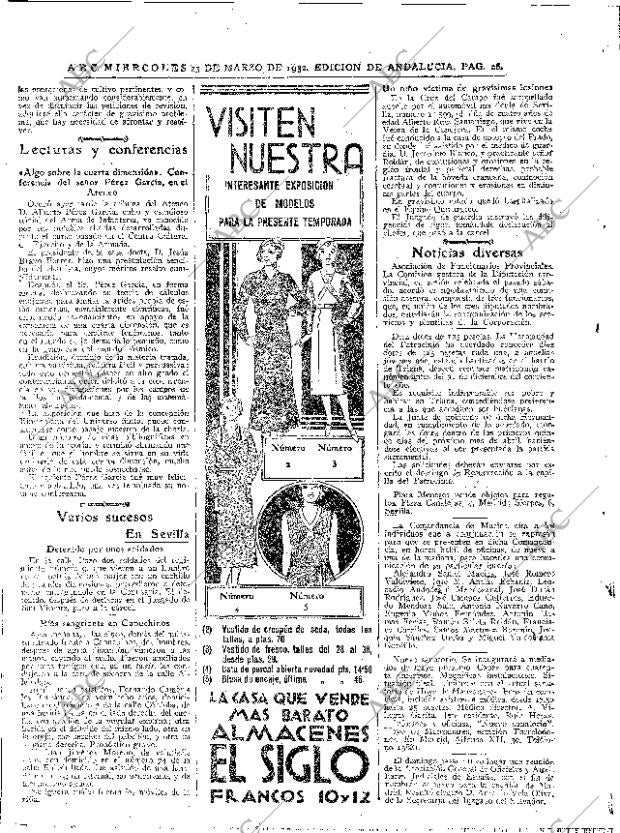 ABC SEVILLA 23-03-1932 página 26