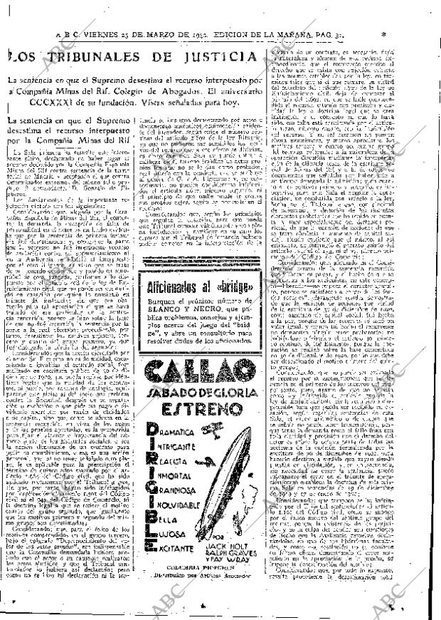 ABC MADRID 25-03-1932 página 31