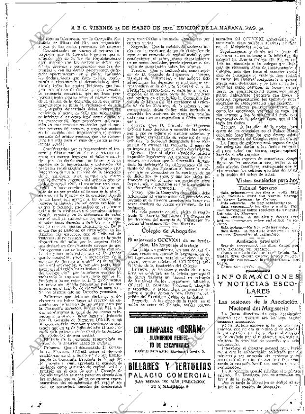 ABC MADRID 25-03-1932 página 32