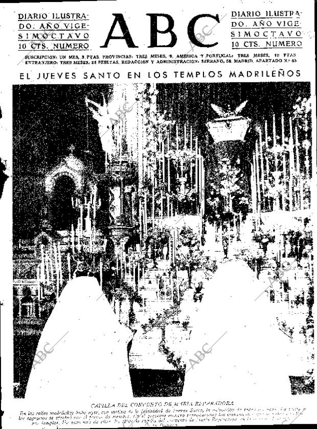 ABC SEVILLA 26-03-1932 página 1