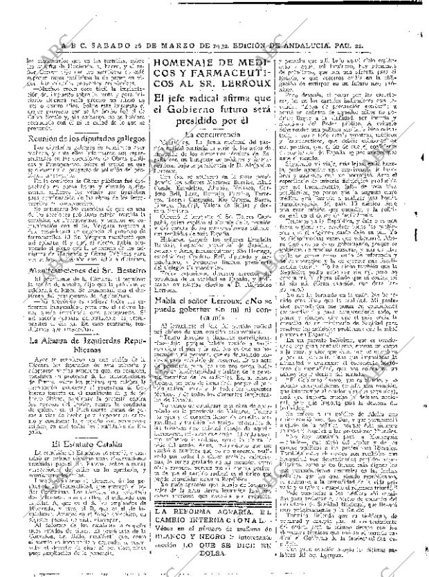 ABC SEVILLA 26-03-1932 página 20