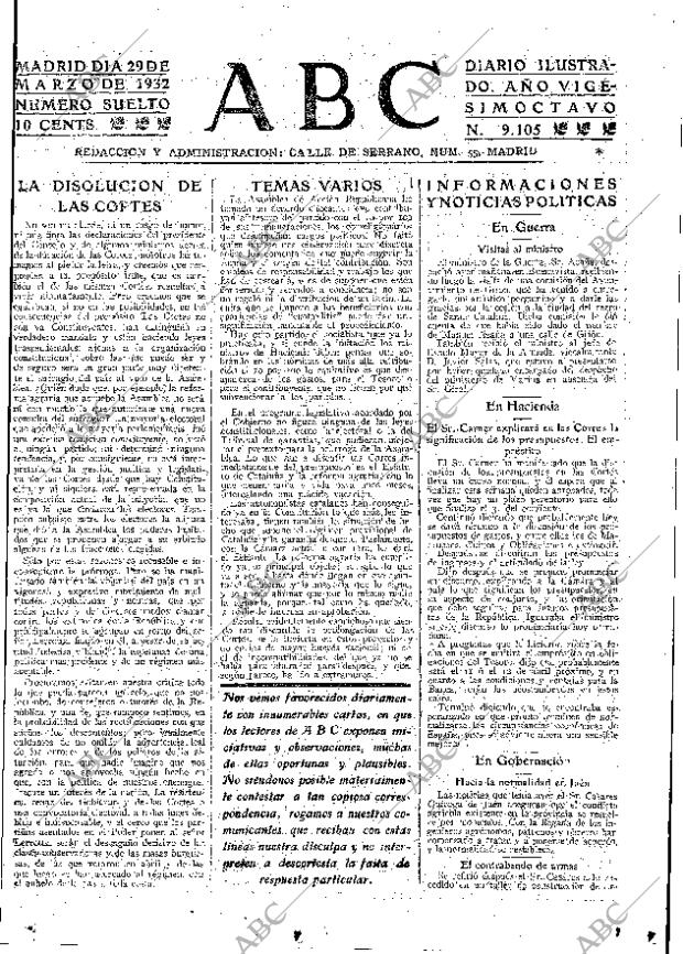 ABC MADRID 29-03-1932 página 15