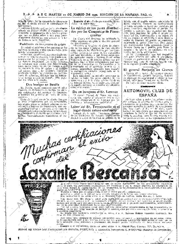 ABC MADRID 29-03-1932 página 16