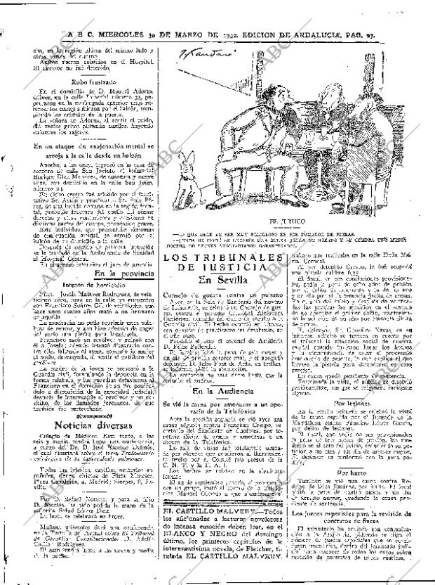 ABC SEVILLA 30-03-1932 página 27