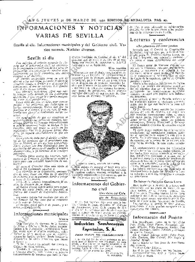 ABC SEVILLA 31-03-1932 página 27