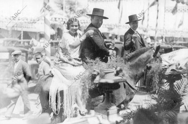 Durante la Feria de 1932, el mismo Serrano Tomó esta instantánea de Caballistas...