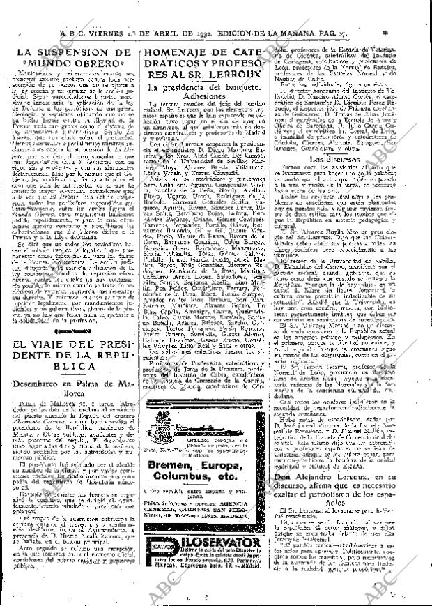 ABC MADRID 01-04-1932 página 17