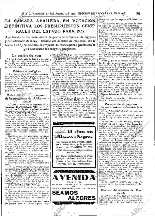 ABC MADRID 01-04-1932 página 19