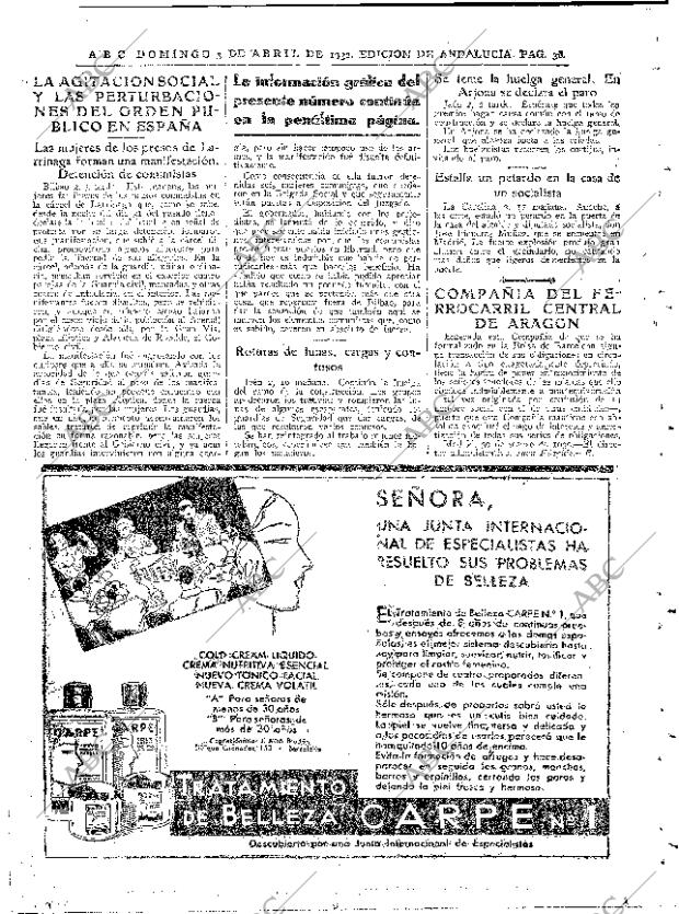 ABC SEVILLA 03-04-1932 página 34