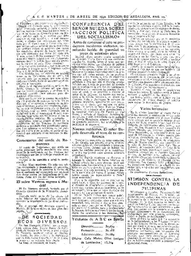 ABC SEVILLA 05-04-1932 página 23