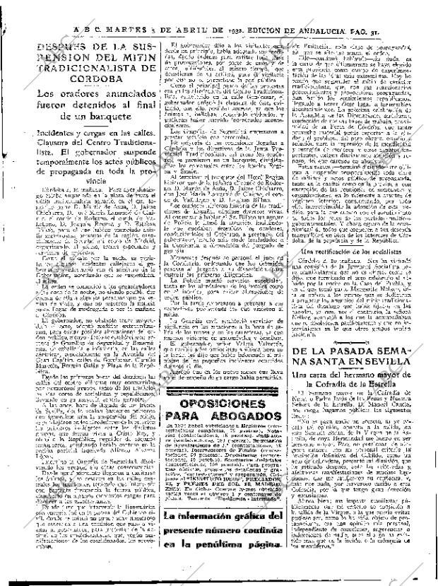 ABC SEVILLA 05-04-1932 página 31