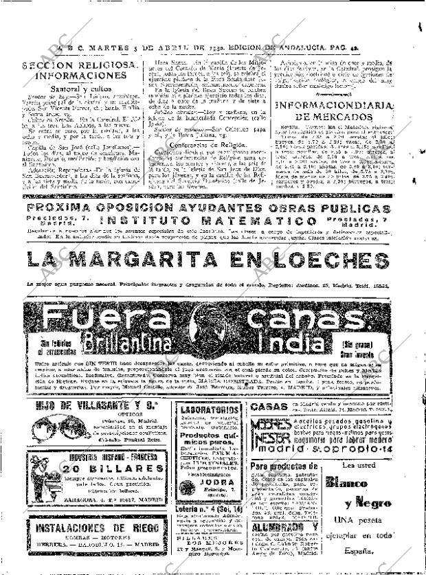 ABC SEVILLA 05-04-1932 página 42