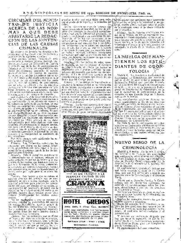 ABC SEVILLA 06-04-1932 página 22