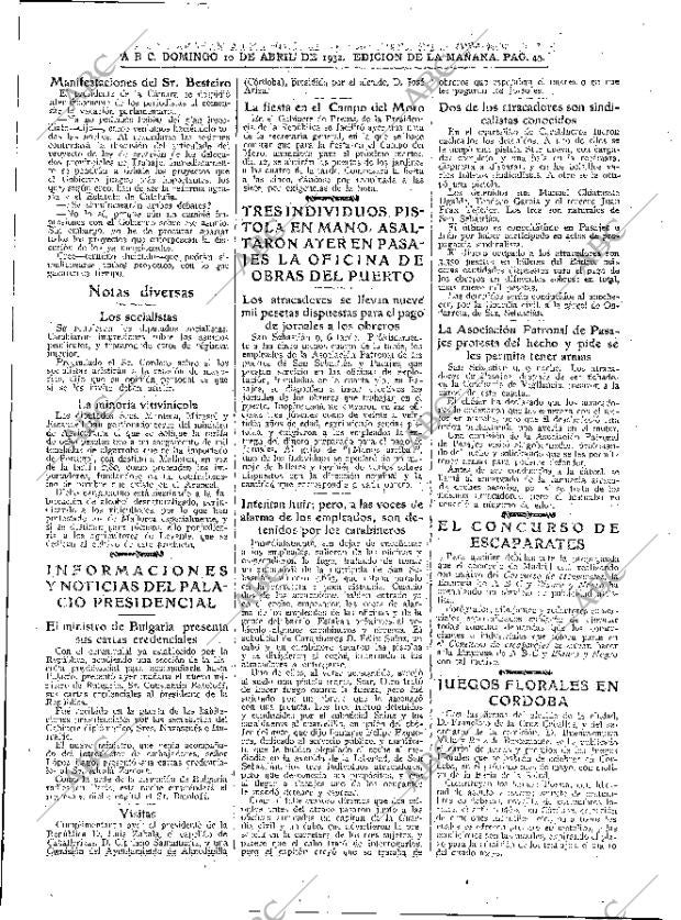 ABC MADRID 10-04-1932 página 43