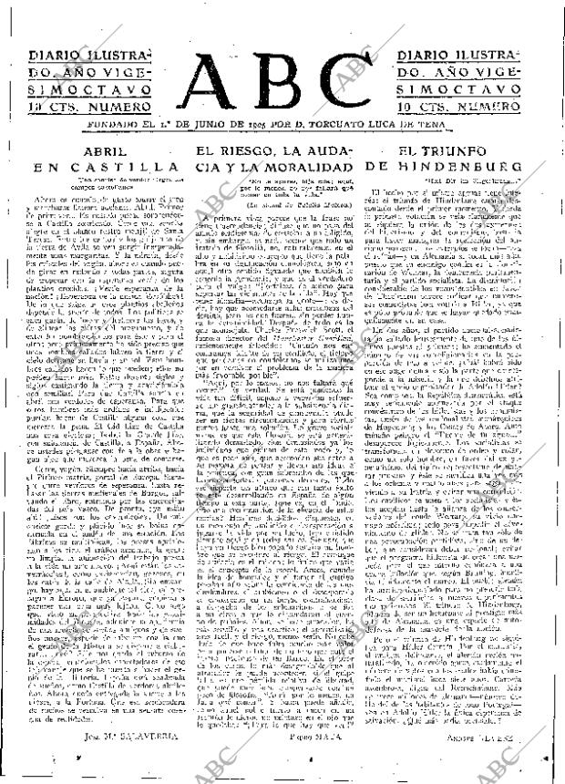 ABC MADRID 12-04-1932 página 3
