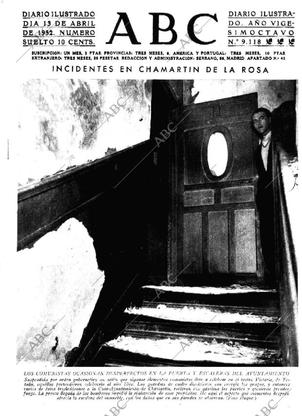 ABC MADRID 13-04-1932 página 1