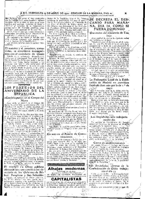 ABC MADRID 13-04-1932 página 21