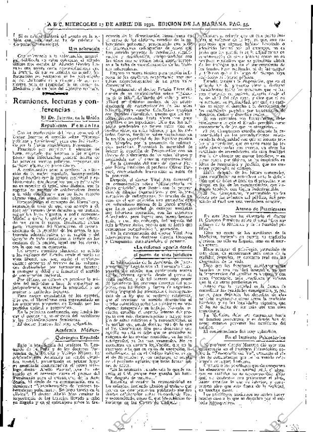ABC MADRID 13-04-1932 página 33