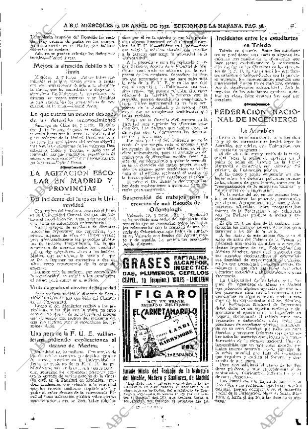 ABC MADRID 13-04-1932 página 36