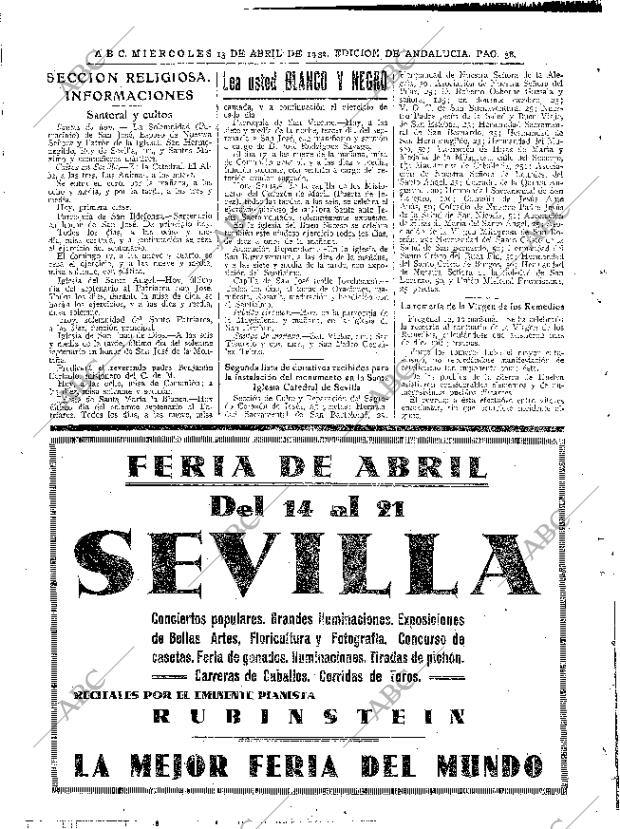 ABC SEVILLA 13-04-1932 página 38