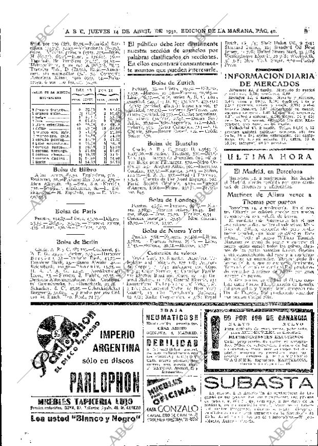 ABC MADRID 14-04-1932 página 40