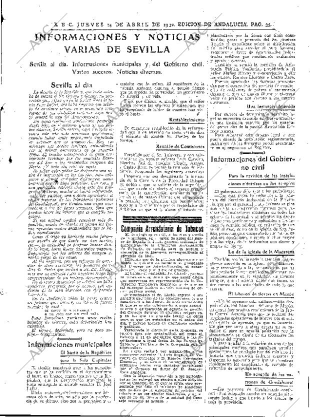 ABC SEVILLA 14-04-1932 página 35