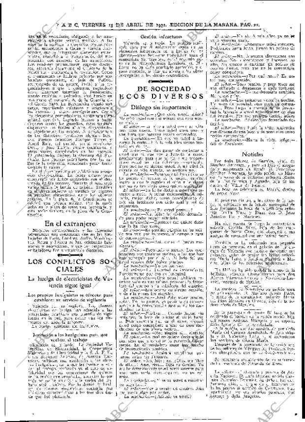ABC MADRID 15-04-1932 página 22