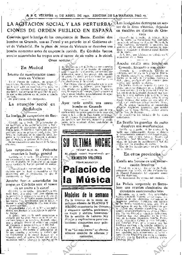 ABC MADRID 15-04-1932 página 27