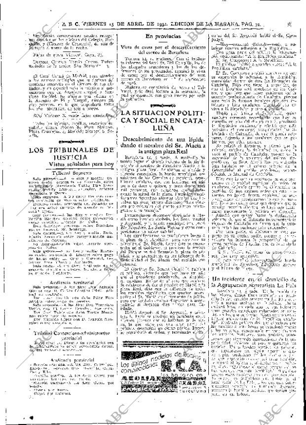 ABC MADRID 15-04-1932 página 32