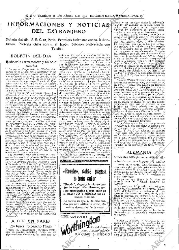 ABC MADRID 16-04-1932 página 27