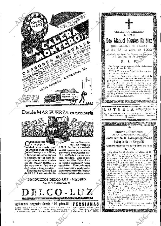 ABC MADRID 16-04-1932 página 38