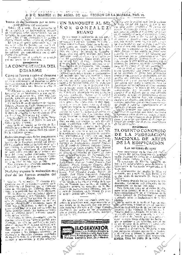 ABC MADRID 19-04-1932 página 19