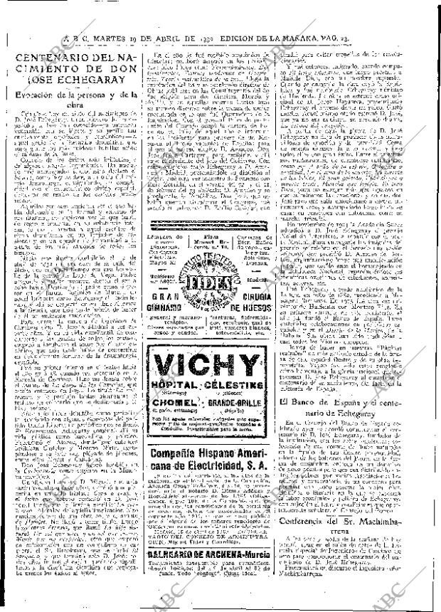 ABC MADRID 19-04-1932 página 23