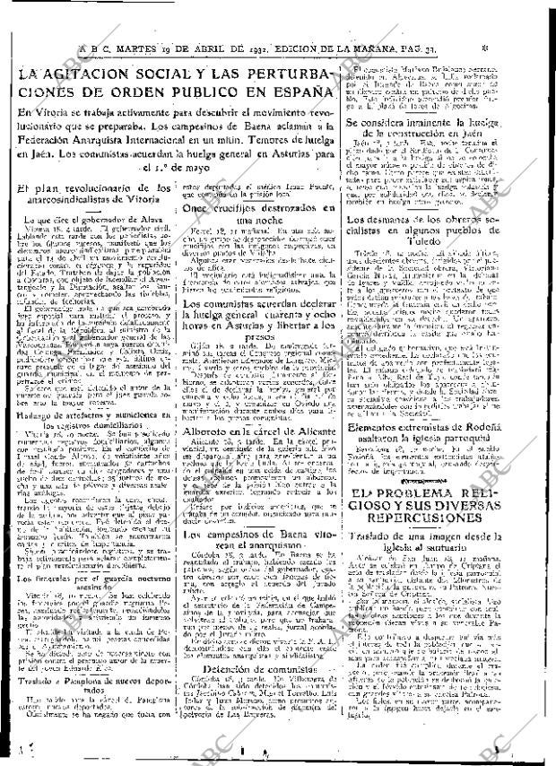 ABC MADRID 19-04-1932 página 39