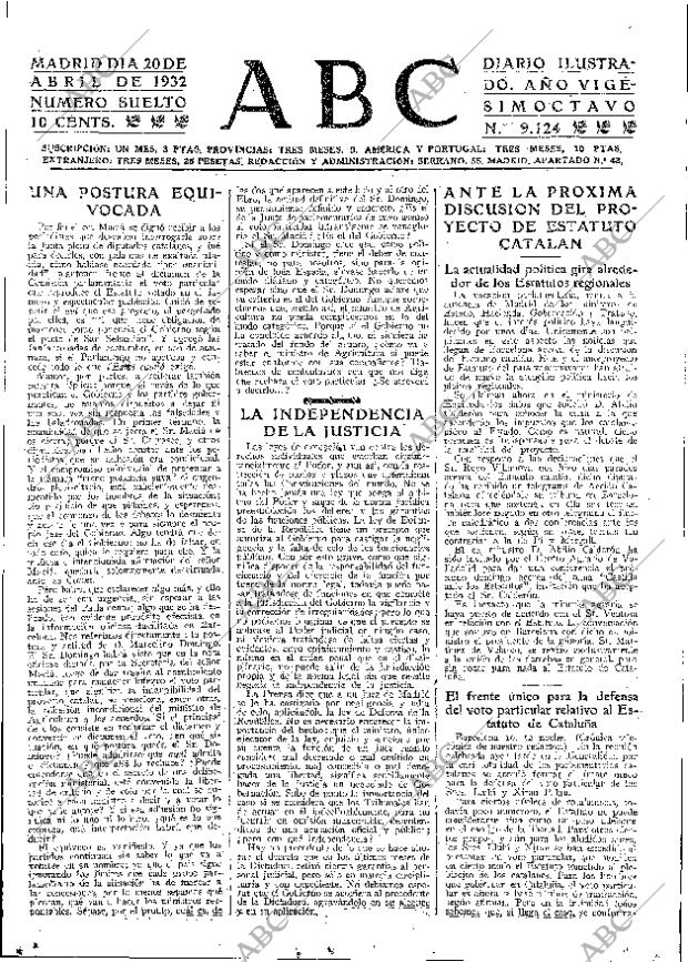 ABC MADRID 20-04-1932 página 15