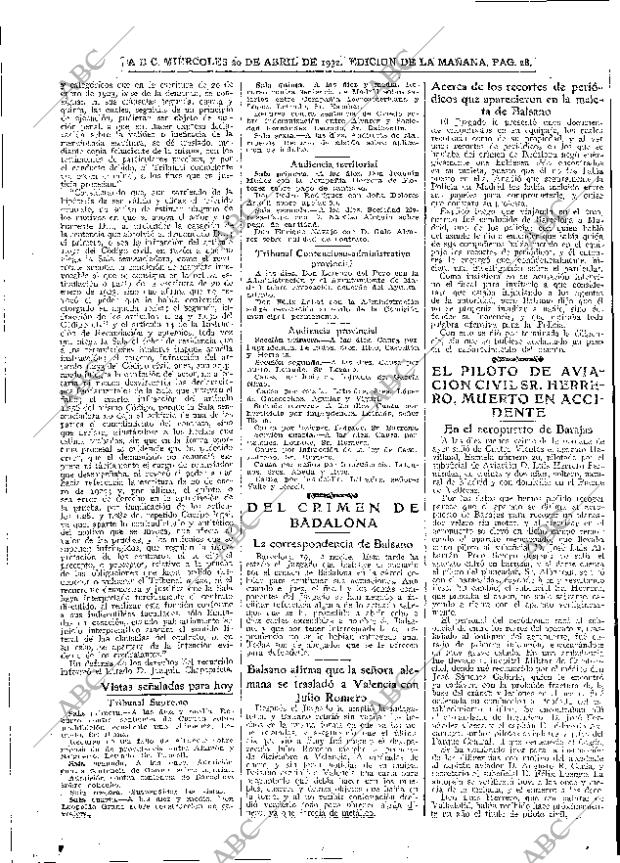 ABC MADRID 20-04-1932 página 28