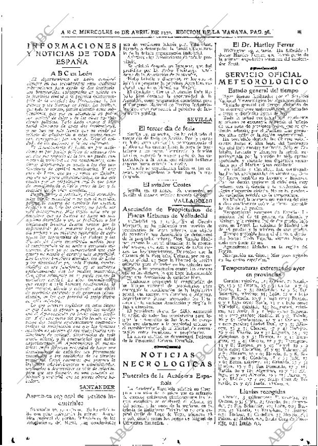 ABC MADRID 20-04-1932 página 36