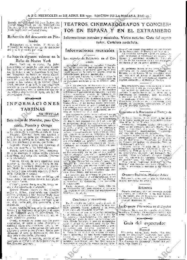 ABC MADRID 20-04-1932 página 43