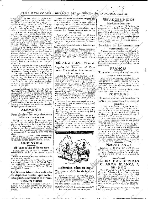ABC SEVILLA 20-04-1932 página 34