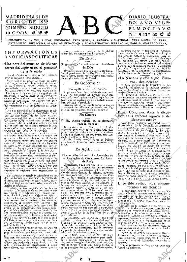 ABC MADRID 21-04-1932 página 15