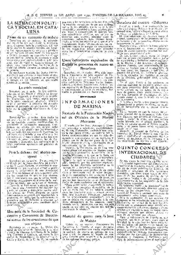 ABC MADRID 21-04-1932 página 23
